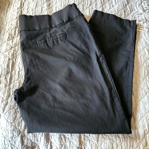 Terra & Sky 20W - 22W black stretchy pants